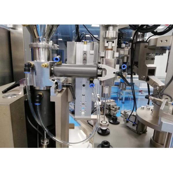 Wiper Ring Loading Mascara Filling Machine Automatically Intermittent Operating