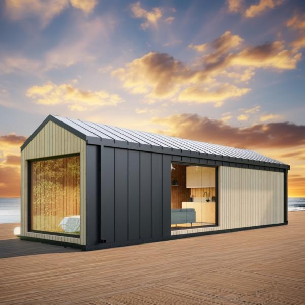 Modern Design Prefabricated Container Swimming Pool Made of Galvanized Steel Square Tubes for Outdoor Vacations Hotels Parties or Office