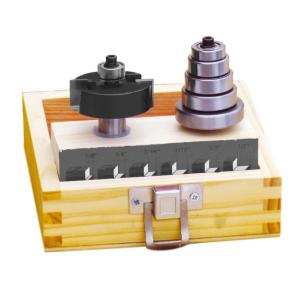 Buy cheap Rabbeting Sets 38.1mm Cutting Diameter Router Bits Set With 6 Pieces Bearing product