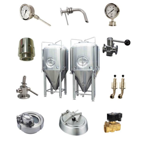 15BBL Customized Conical Beer Fermenter SS304 Brewery With Dimple Plate Jacket