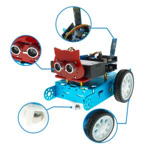Buy cheap Aluminum Alloy 2WD Arduino Starter Kit Bluetooth Car STEM Robot Kit OKY5016 product