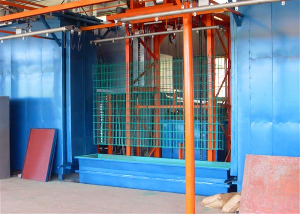 Quality PVC Powder Coating Wire Galvanizing Line For Welding Mesh Fence And Pots for sale