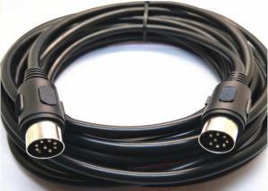 Precision Audio DIN Power Cable Double Shielded Oxygen Free Copper Lines Reduce Distortion