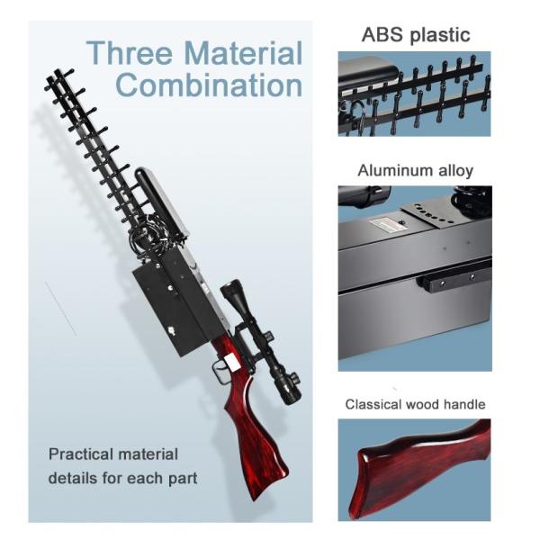 500 - 2000 Meter Drone Frequency Scrambler , UAV Killer 2.4 Ghz Frequency Jammer
