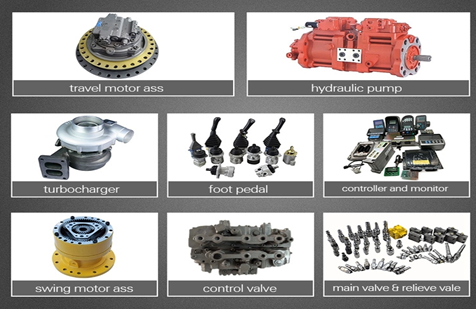 2237263 2239250 Cylinder Head Excavator Replacememnt Parts Vol-vo Hitachi Hyundai