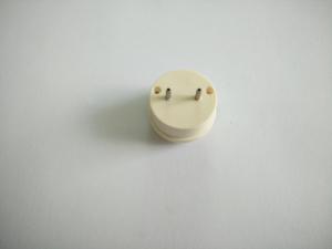 White Plastic Injection Parts OEM / ODM Service Two Different Material