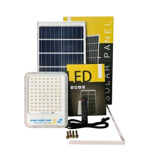 China 50W Solar Powered Flood Light With 2PCS 25W Light Sources on sale