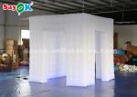 Inflatable Party Tent Portable 3 Doors LED Inflatable Cube Photo Booth With 17