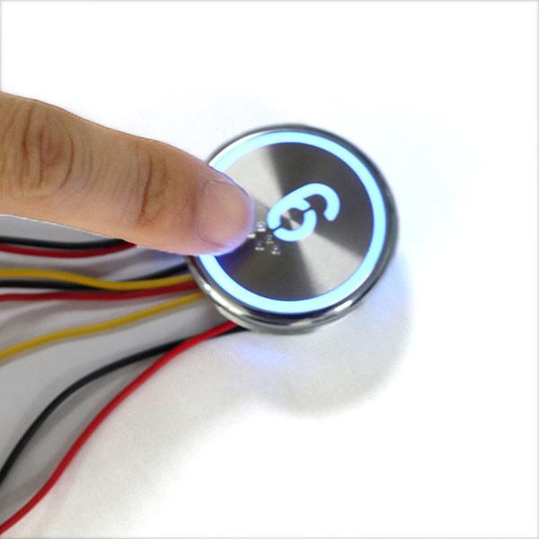 Quality Round 37mm Stainless Steel Button Elevator Touchless Button Lift No Touch Button for sale