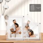 10inch Acrylic Bulk Digital Photo Frame with RM/RMVB/AVI/MPG/MPEG/FLV/VOB/MP4