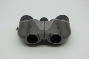 Folding Small Porro Kids Toy Binoculars Grey Convenient Easy Carrying With Strap