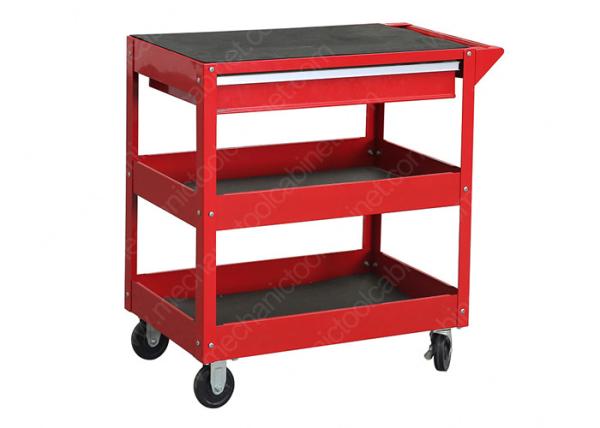 Quality Easy Assemble 1 Drawer Rolling Mechanics Tool Cart Knock Down Construction for sale