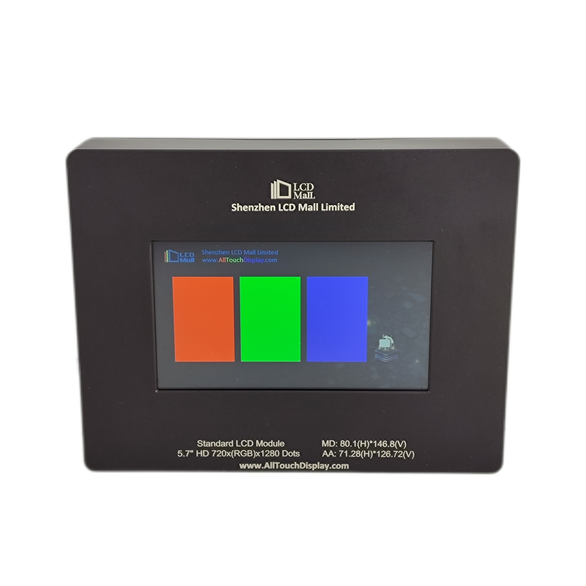 5.7inch HMI Display 720*RGB*1280 Transmissive TFT Display Module 450 Nits
