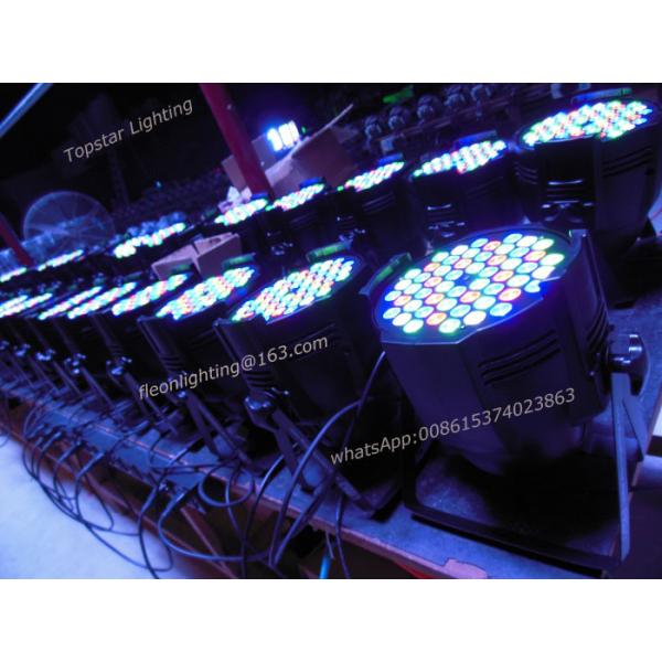 High Configuration Project Quality RGBW LED Par Light Double Handle Input Output 4 Cords 54x3w
