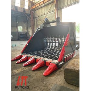 Buy cheap Hardox450 Excavator Skeleton Bucket Q355B NM400 Garbing Sieving product