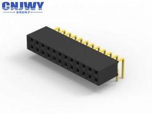 Buy cheap Femal PCB Header Connector Gold Flash PBT Material Insulation Resistance product