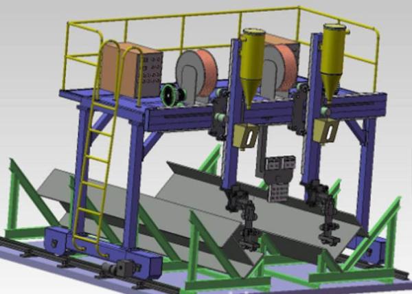 Quality T  beam welding line machine Automatic Submerged Arc Welding Machine for sale