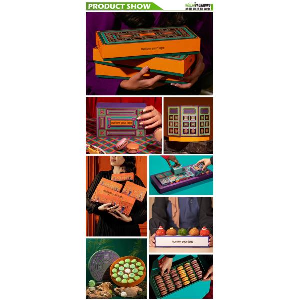 Recyclable Bread Cake Bulk Bakery Boxes Packaging Pink White Brown