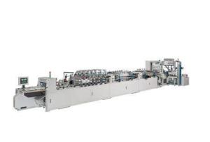 China 22kw Three Side Sealing Zipper Bag Making Machine Auto Central Sealing Zip Lock Bag Machine on sale