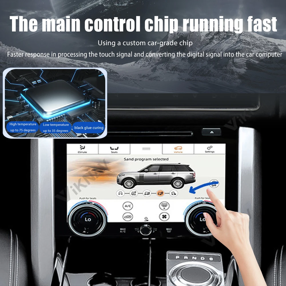 Viknav Fit For Land Range Rover Vogue L405 2013-2017 10.4 inch Car air Conditioning Panel Climate Board AC Panel