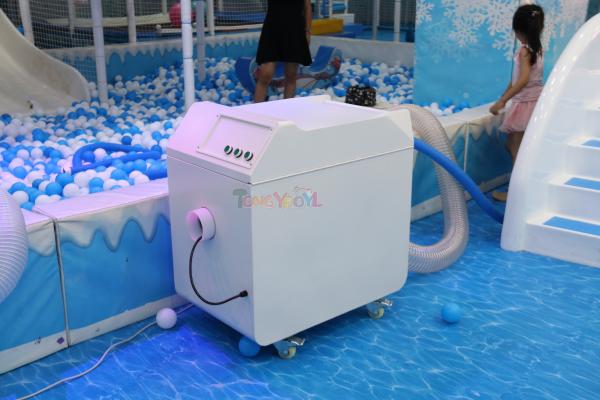 Quality Atomizing Disinfection Ocean Ball Cleaning Machine 1100W Ball Pool Cleaning Machine Commercial for sale