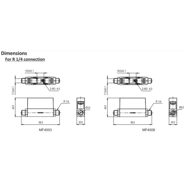 FM4000 Nitrogen 4-20mA oxygen thermal mass air flow meter flow sensor