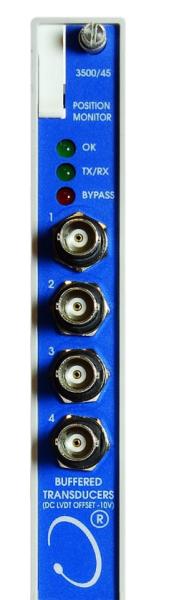 Quality Bently Nevada 3500/45 176449-04 Position Monitor Accepts Input From Proximity Transducers for sale