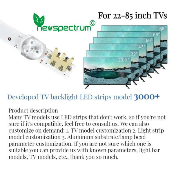 SMD3030 LED TV Backlight Strips 6LEDs For 32inch MS-L1343 JL.D32061330-081AS-M MS-L2202 V2