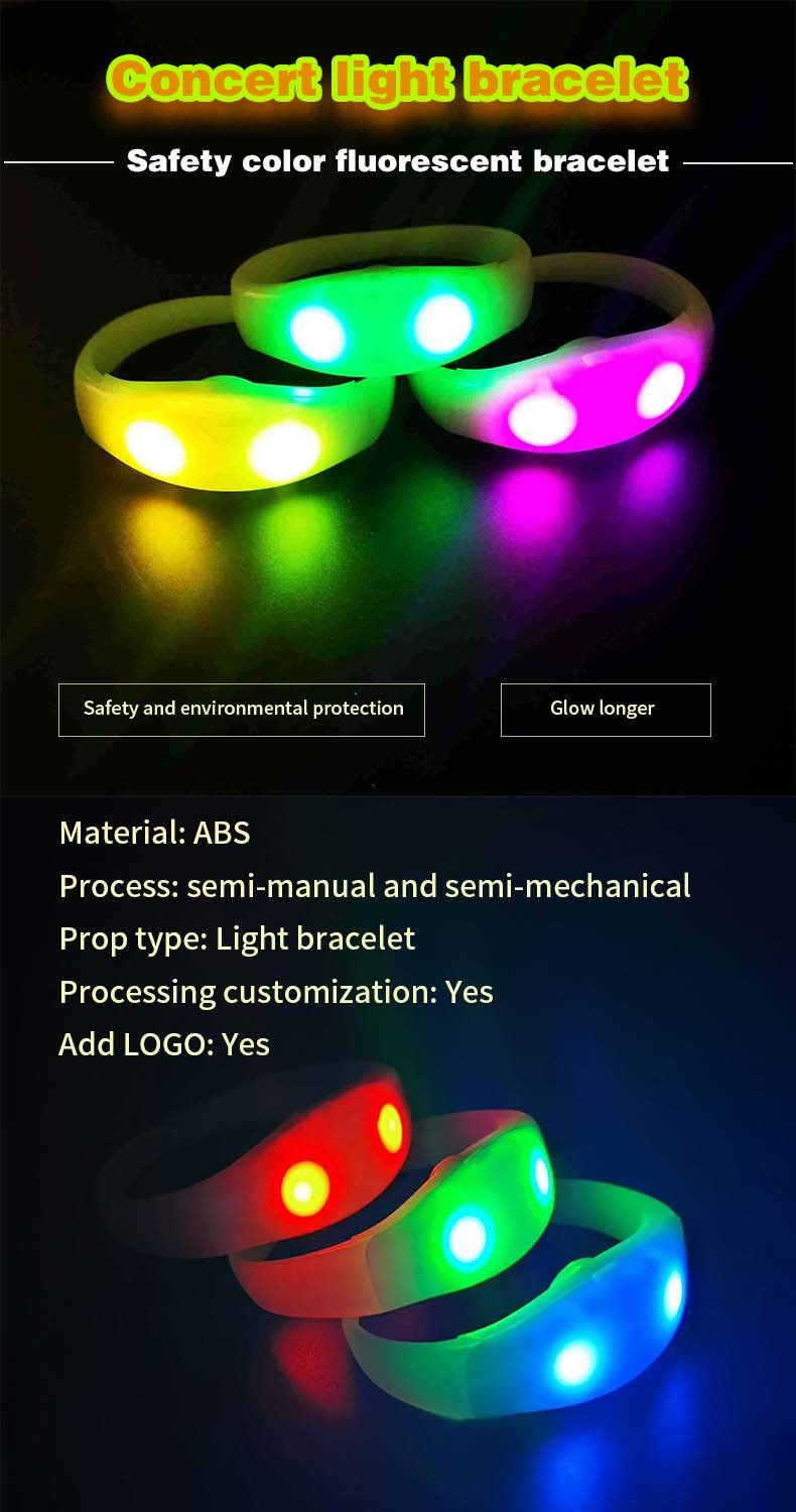 2024 DMX 512 Lighting Remote Controlled LED Bracelet RGB Pulseras Brasil luz gira Pulseras LED Con Control DMX
