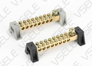 Buy cheap Bus Bar Copper Terminal Block Double Row Zero Strip Grounding Line product