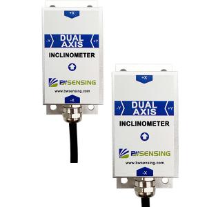 Buy cheap BWM468 Current Output Dual Axis Inclinometer Tiltmeter Accuracy 0.005° 4-20mA/0-20mA/0-24mA,Digital TTL product