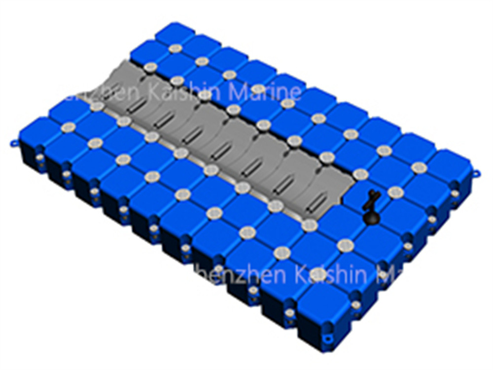 Jetski HDPE Pontoon Jetty Dock China Modular Floating Dock EPS Foam Filled