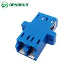 ODM LC Inner Shutter Duplex Fiber Optical Adapter For FTTB FTTH