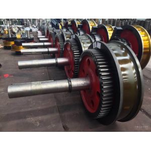 ZG430-640 Alloy Steel Crane Wheel Sets Crane Spare Parts