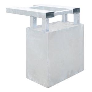 Buy cheap 1 Tonne Waste Bin Compactor Forklift Attachment Hot Dipped Galvanized Coating product