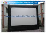 Custom Frame Style Inflatable Movie Screen / Theater Screen For Outside Garden
