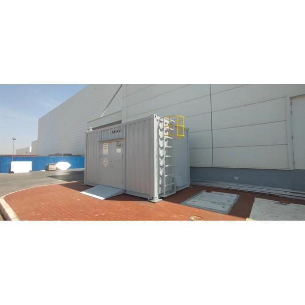 Explosion-proof Outdoor Gas Cylinder Storage Container Customized High-precision Control for Mobile Central Gas Supply