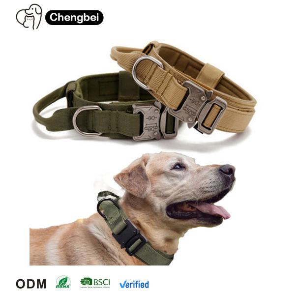 Quality Rope Large Dog Collar Leash Set Personalized Tactical Leash And Collar for sale