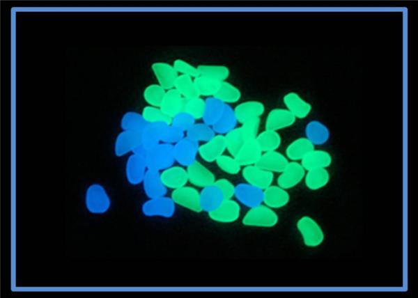 Quality Luminescent Glaze Cobble Stone /Glow In The Dark Pebble for sale