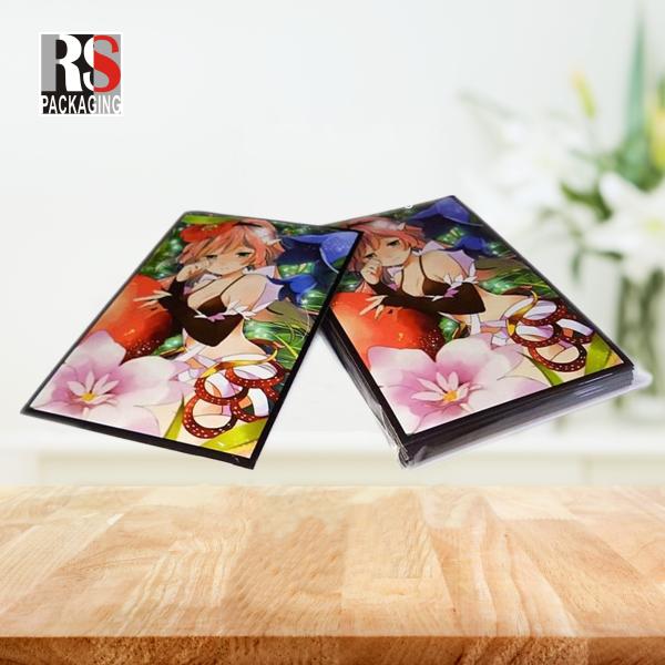 Shockproof Game Card Sleeves PP Clear Plastic Card Protectors Customized Logo