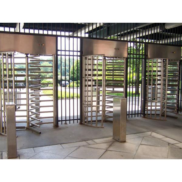 Robust Ac110v Full Height Turnstile Gate For Cold And Hot Temperatures