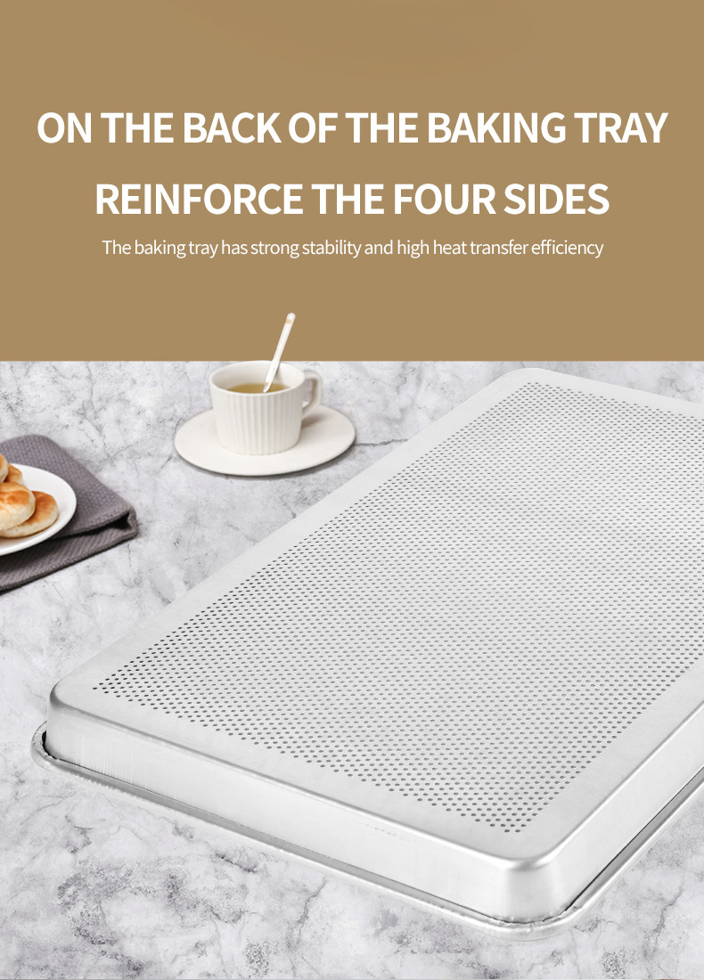 Customized Multi-Purpose Bakeware for Baking and Roasting Bakery Tray Pan Plate