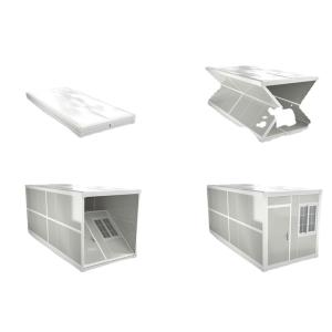 Comfortable PVC Sliding Window Accessories For Folding Expandable Container