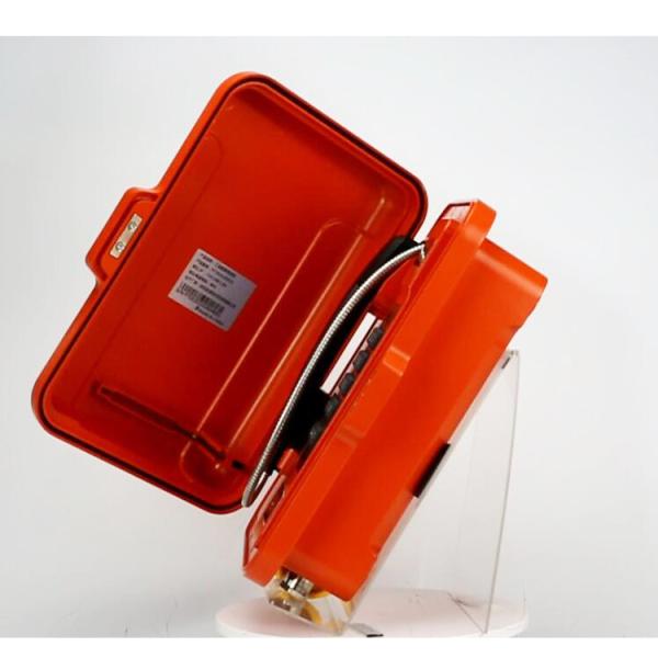 Quality OEM Red Explosion Proof Telephone Industrial Speed Dial Function for sale