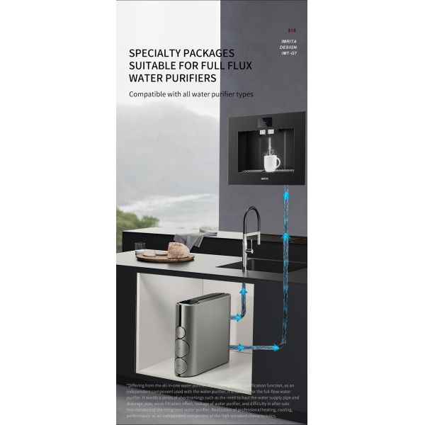 IMRITA Sparkling Water System Multifunctional Wall Mounted Dispensador De Agua Instant Hot and Cold Drinking Water Dispenser