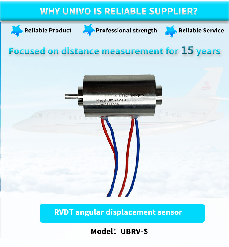 UBRV-S Non Linearity RVDT Sensors For High Precision Angular Position Sensing