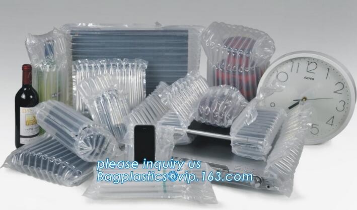 Anti-Shock Reusable Plastic PVC Inflatable Bubble Liner Protective Pac Red Wine Bags Protector For Fragile bagease pack