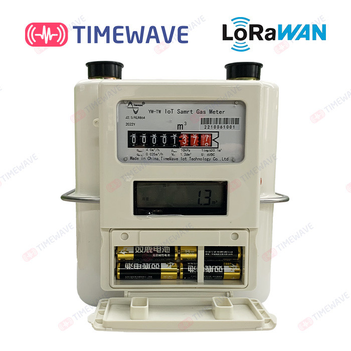 IoT Enabled Lorawan Gas Meter Wireless Remote Control For Consumption Monitoring