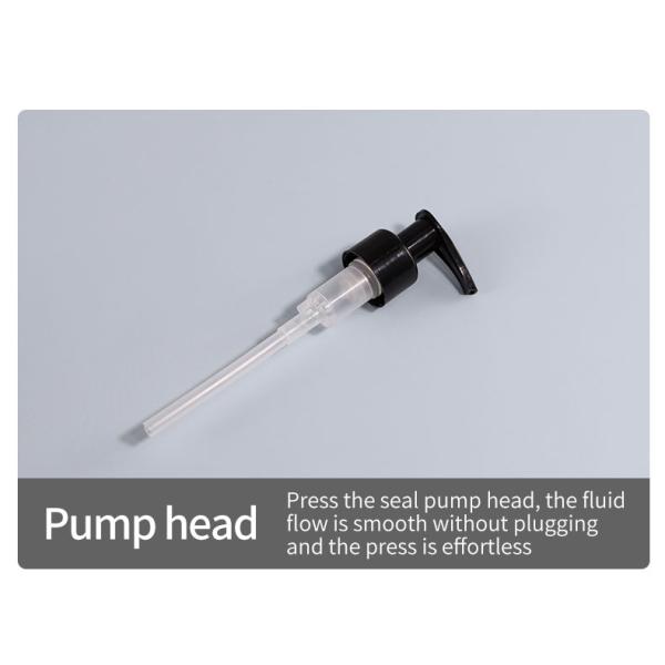 300ml 500ml Transparent Pump Bottle Cosmetic Shampoo Empty Bottle With Spray Pump Head