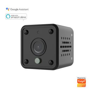 China Tuya Smart Life Small Mini Wifi Camera IP Wireless Battery 1080P HD Video CCTV Nanny Body Cam Night Home Security Google on sale